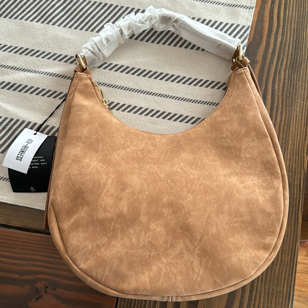 4th & Reckless faux suede crescent bag